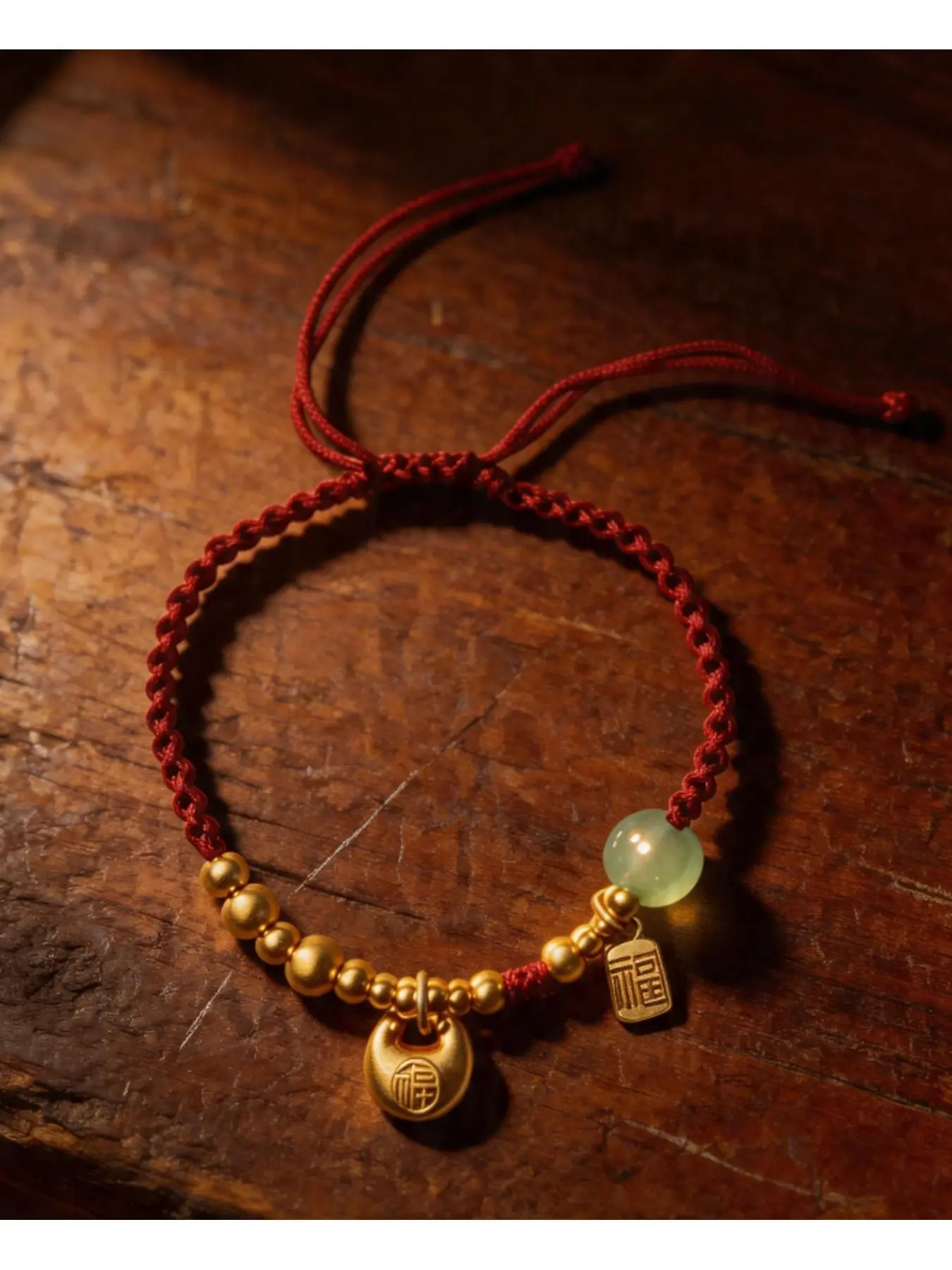Gold Tone Lucky Fat Buddha Bead Bracelet Women's Braided Hand Strap Stylish Everyday Wear Party Dating Gift For Bestie Sister Non Natural Crystal Anklet And Bracelet