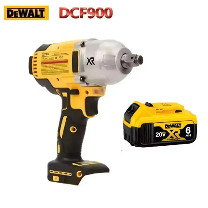 DEWALT 2025 DCF900 20V 1/2-in High Torque Brushless Cordless Impact Wrench with Hog Ring Anvil, Professional Repair Power Tool Tool Box Tool Kit screwdriver electric