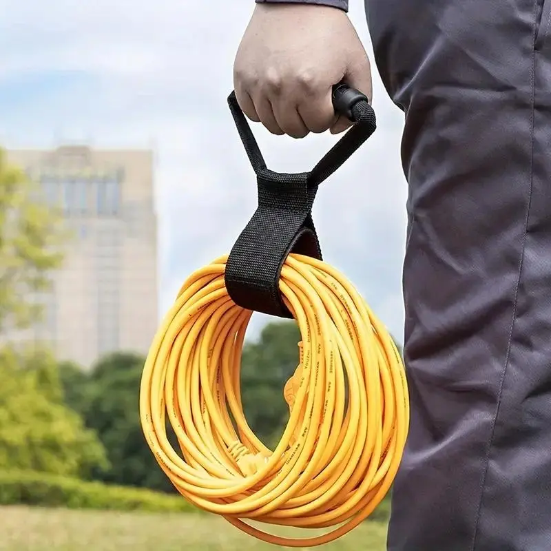1pc Extension Cord Organizer, Heavy-Duty Storage Straps With Handle, Fit Garages, RV And Boat Storage And Organization
