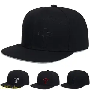Unisex Cross Embroidered Adjustable Baseball Cap, Breathable Sunscreen Casual Hat Suitable For Spring And Autumn Daily Street Outfits Outdoor Sports Travel And Leisure Fashion Matching Occasions