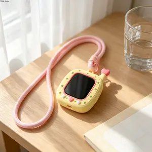 Cute Cartoon Pager Shaped Full Cover Soft Watch Case, Stylish Protective Shell Compatible With All Apple Watch Series For Daily Fashion Use (Watch Not Included)