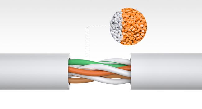 ZOSI Cat5e Ethernet Cable 100ft High Speed Network RJ45 wire cord for POE security cameras system , PoE switch, internet router , computer , IP cameras (30M)