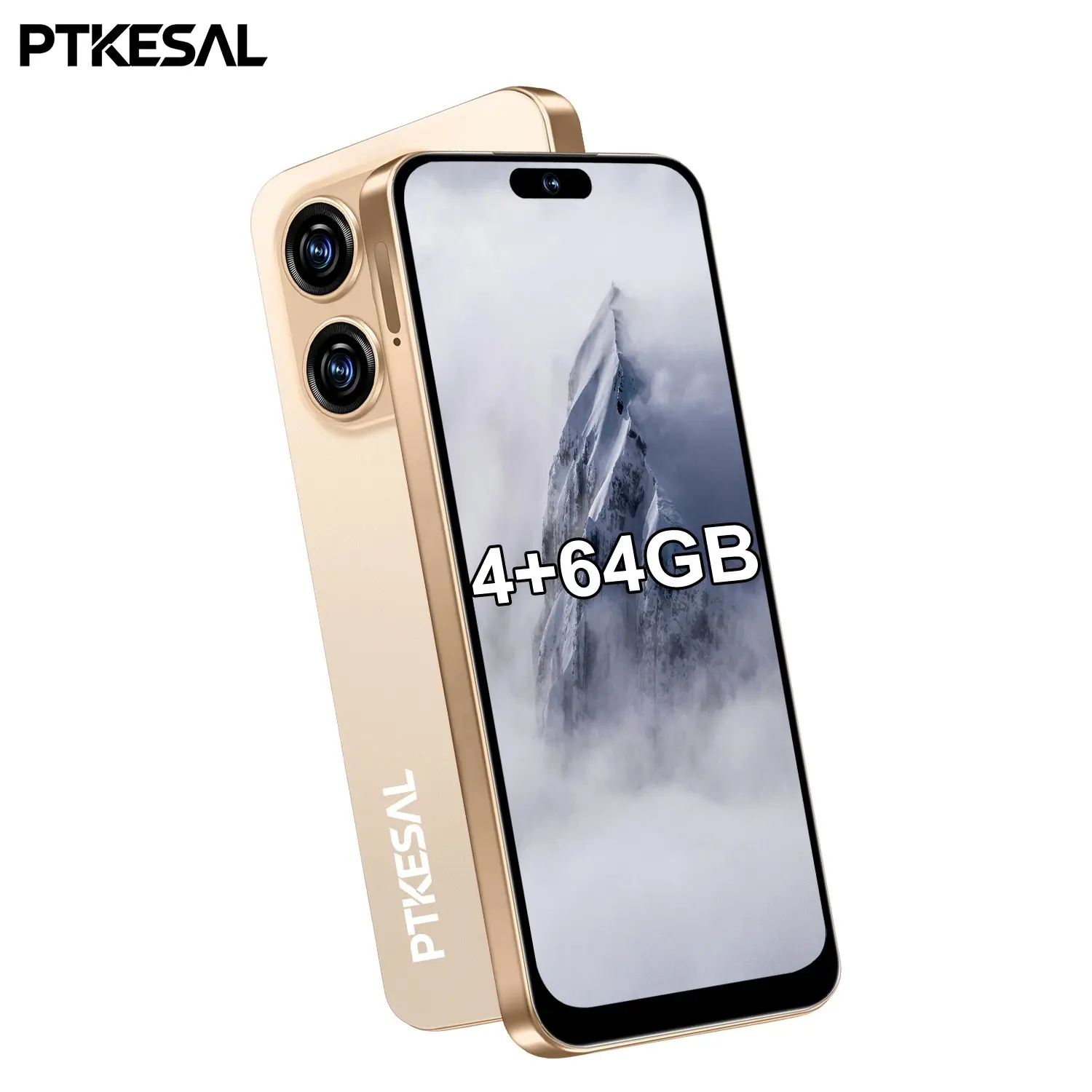PTKESAL-16 Pro Max 4g Smartphone, 4+64GB RAM, Octa-Core Processor, 500mp Front & 1300mp Rear Camera, 4100mah Battery, Dual Sim, Student Backup Phone