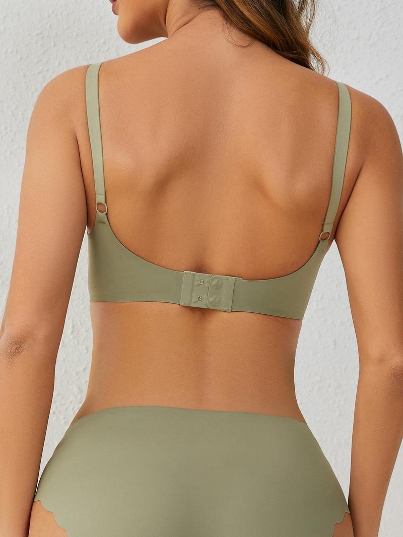 Maternity's Solid Adjustable Strap Bra, Casual Comfortable Breathable Bra for All Seasons, Maternity Lingerie for Daily Wear