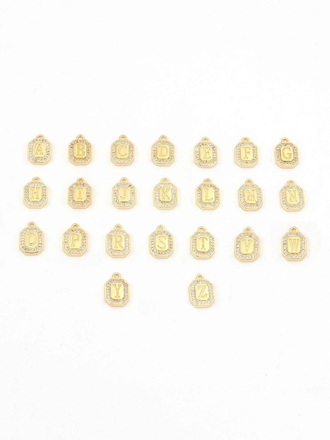 Initials Pendant Necklace for Women, Stainless Steel Paper Clip Chain Necklace, Letter Necklace, Fashion Jewelry for Party, Daily Decor, Trendy All-match & Exquisite Jewelry for Birthday Gift, Minimalist Chain