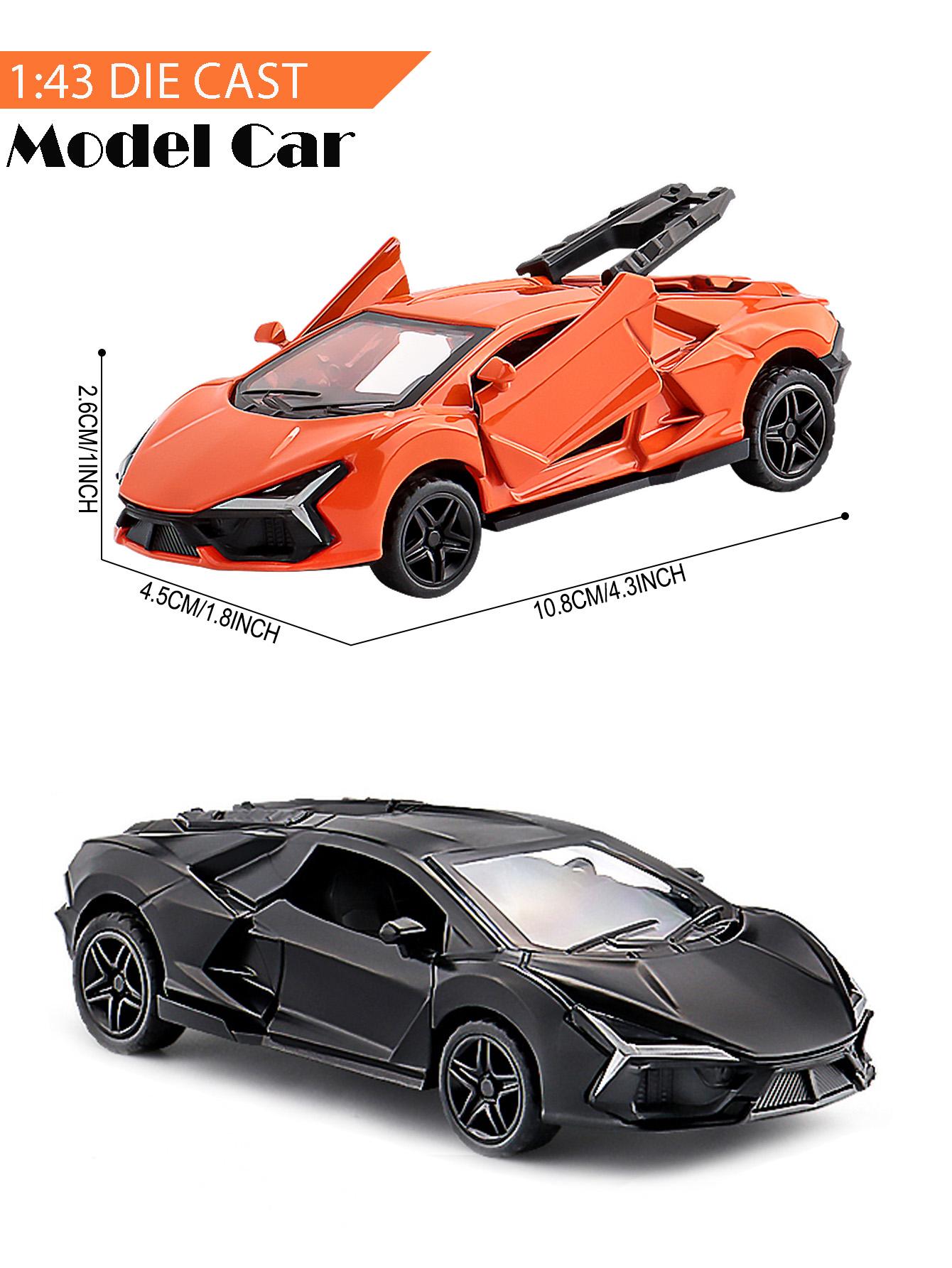 1:43 Scale 4 Inch Die Cast Model Race Car Toy with Pullback Action Alloy Model Car for Collection and Ornament Birthday Gift Boy