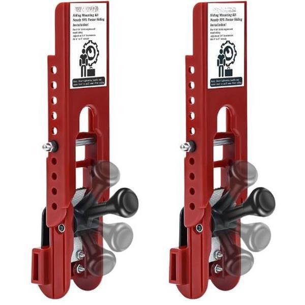 Siding Installation Tools Compatible with 5/16- Inch Fiber Cement Siding, Siding Mounting Kit with Adjustable Reveals, Lap Siding Gauge Made of Polycarbonate Body, Green