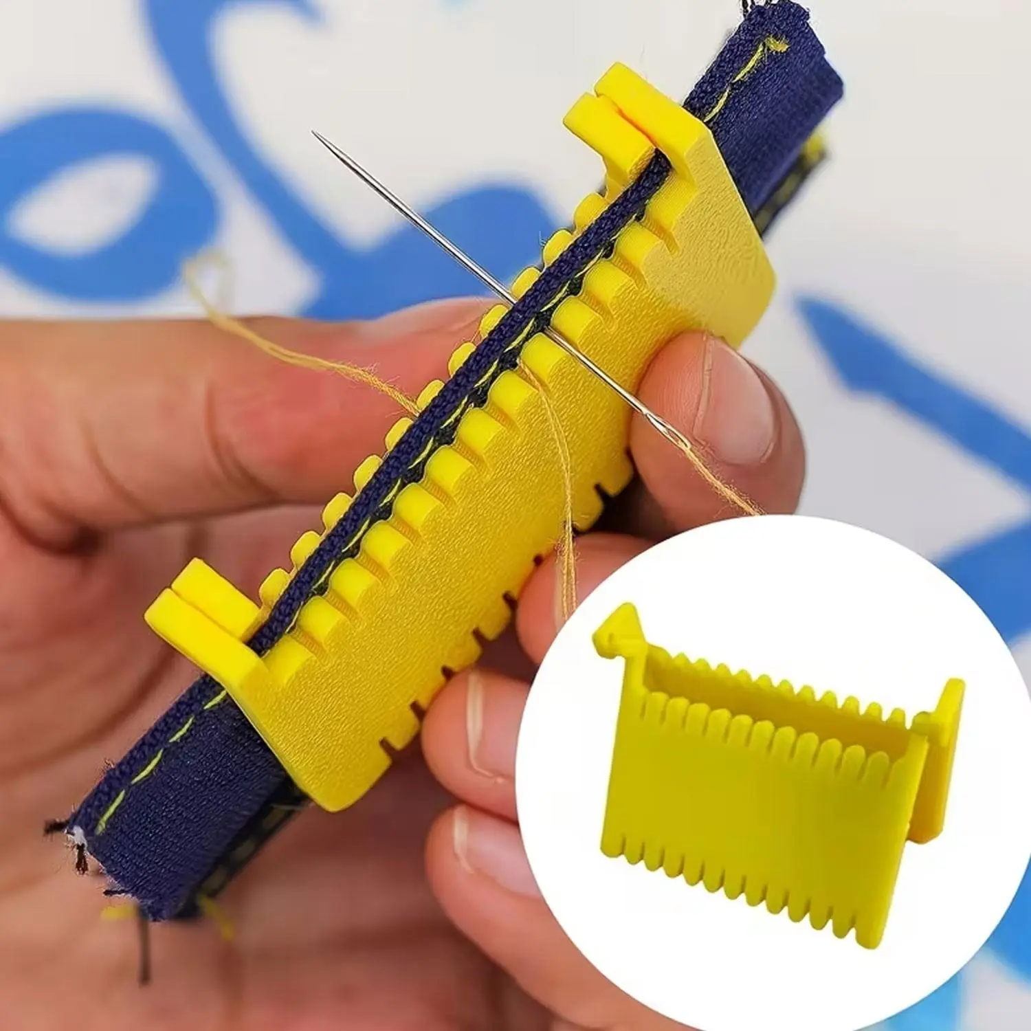 Two hinge sewing clips, a handy tool for manual sewing, suitable for beginners in sewing, housewives. It is the perfect gift for mothers, partners, friends and elders.