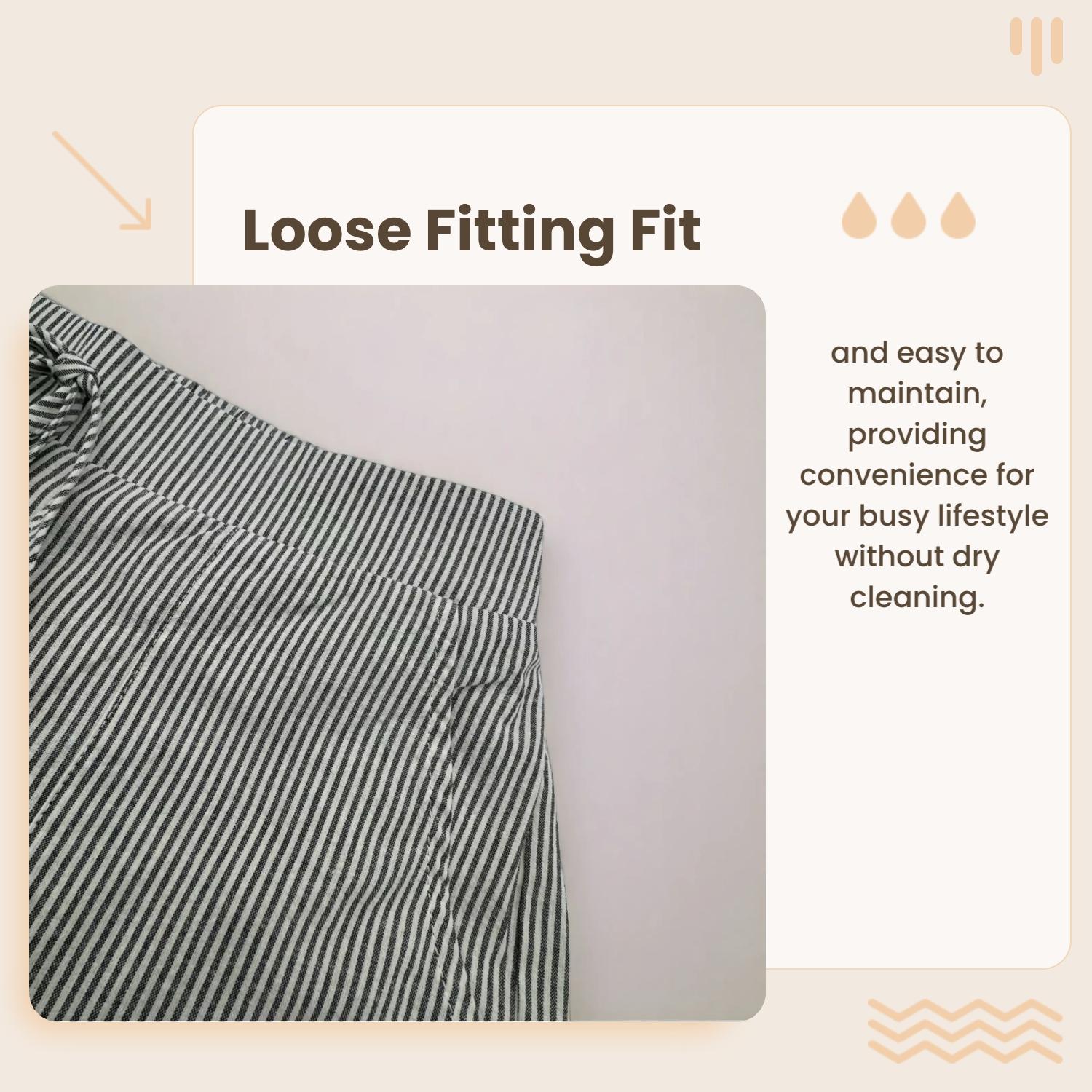 Women's Striped Print Wide Leg Pants, Casual Comfy Trousers for Daily Wear, Ladies Bottoms for All Seasons