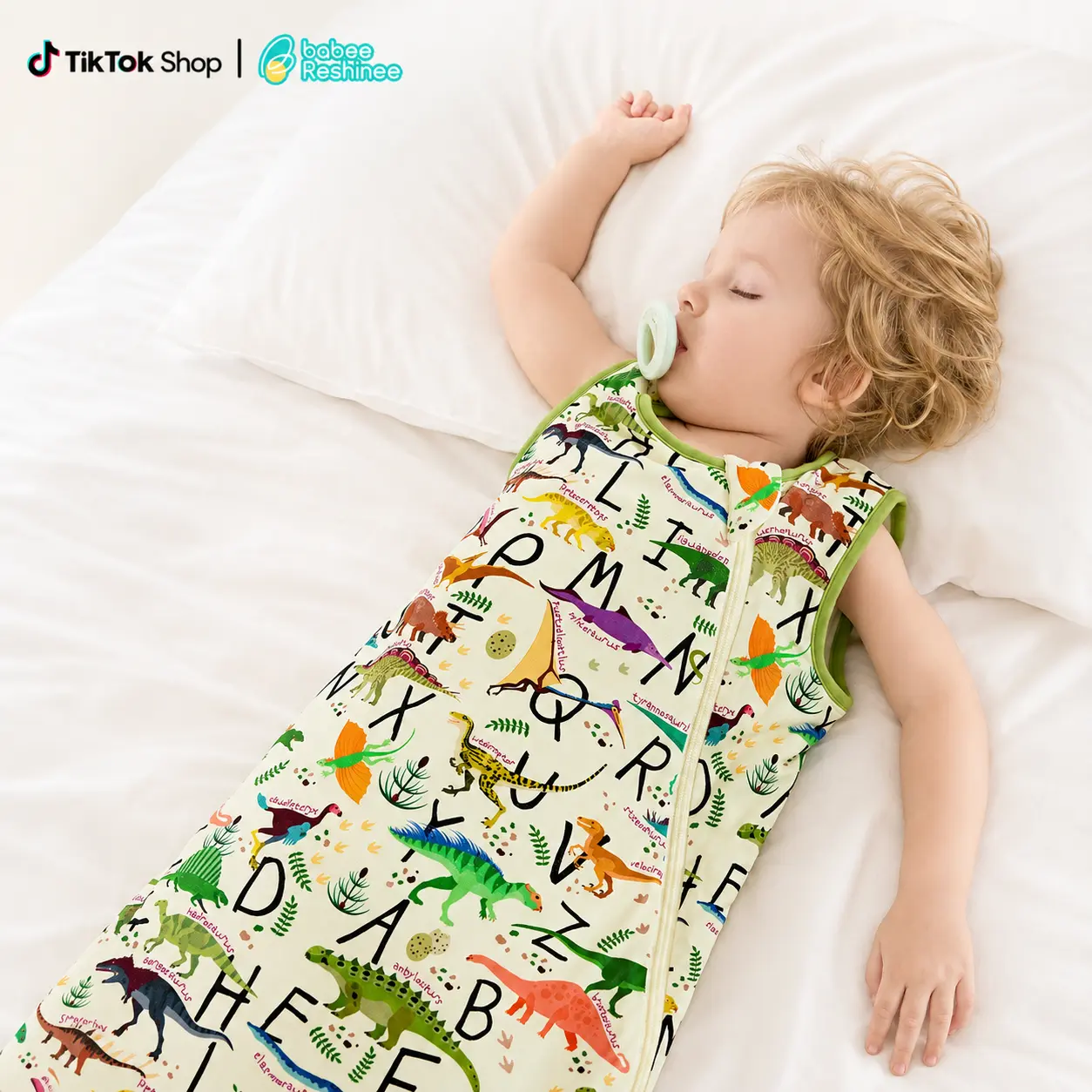 babee Reshinee 0.5 Tog Bamboo Viscose Baby Sleep Sack Wearable Blanket - Bedding for Babies, 2-Way Zipper with Zipper Garage, Full-Open Diaper-Change Design, Breathable Infant Pajamas for 23-26°C (74-78°F), Valentine's Gift,baby boy stuff
