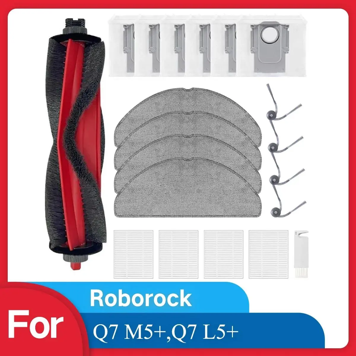 Replacement Parts Accessories for Roborock Q7 M5+/Q7 L5+ Robot Vacuum Cleaner
