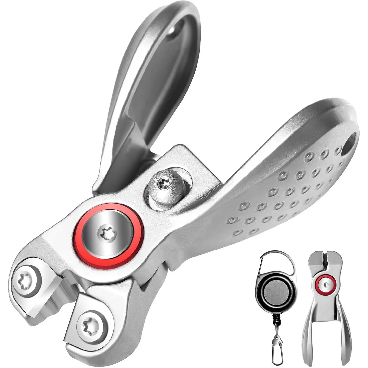 Portable Fishing Line  Small Stainless Steel Braid Line Remover | Clipper  Nippers Quick Fly Fishing Knot Tying Tool Accessories with Retractors Small Mono and Fluoro Lines Cutters