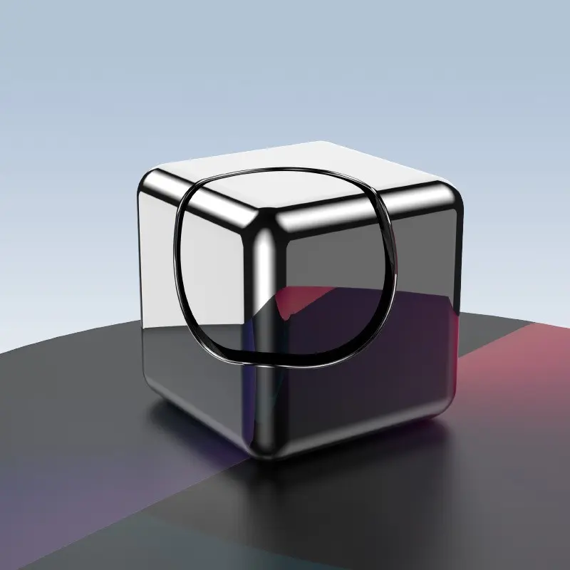Rotating Fidget Cube Spinner Portable Hand Toy Desktop Decompression Gadget Ideal for Office & Daily Use