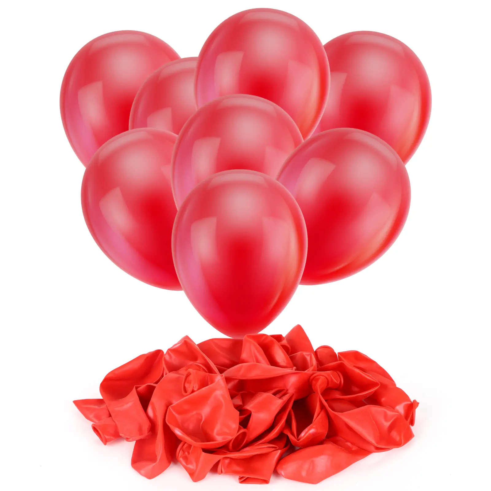 Red Latex Balloons 10 Inch, 100 Pack Premium Party Balloons, Thick Red Balloons for Birthday, Wedding, Valentine's Day Decorations#tiktokshopsummersale