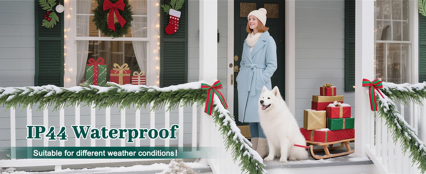 【On Sale】12pcs 6ft Christmas Norfolk Pine Garland, Real Touch Faux Green Garlands for Mantle, Table, Stairs, Fireplace, Indoor & Outdoor Xmas Decorations(2/4/6/8/10pc Avaiable)