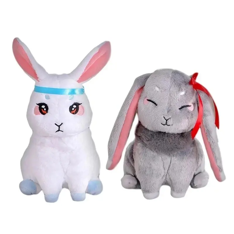 Kawaii Cute Wei Wu Xian Rabbit Lan Wang Ji Bunny Mo Dao Zu Shi Plush Doll Stuffed Toys Plush Toys Birthday Gifts