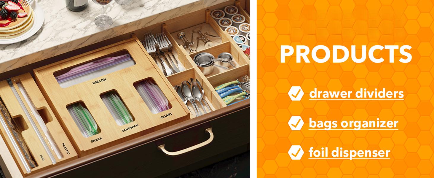 Bottle Storage Organizer Baby - Acrylic Bottles Station Organizer Container, Stackable Clear Drawers for Countertop, Vanity, Bathroom, Cabinet, Pantry Organization,