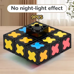 Magnetic Fidget Spinner Toy: Transforming Infinite Cube, Stress Relief Sensory Toy, Creative Puzzle Gift for Kids & Adults
