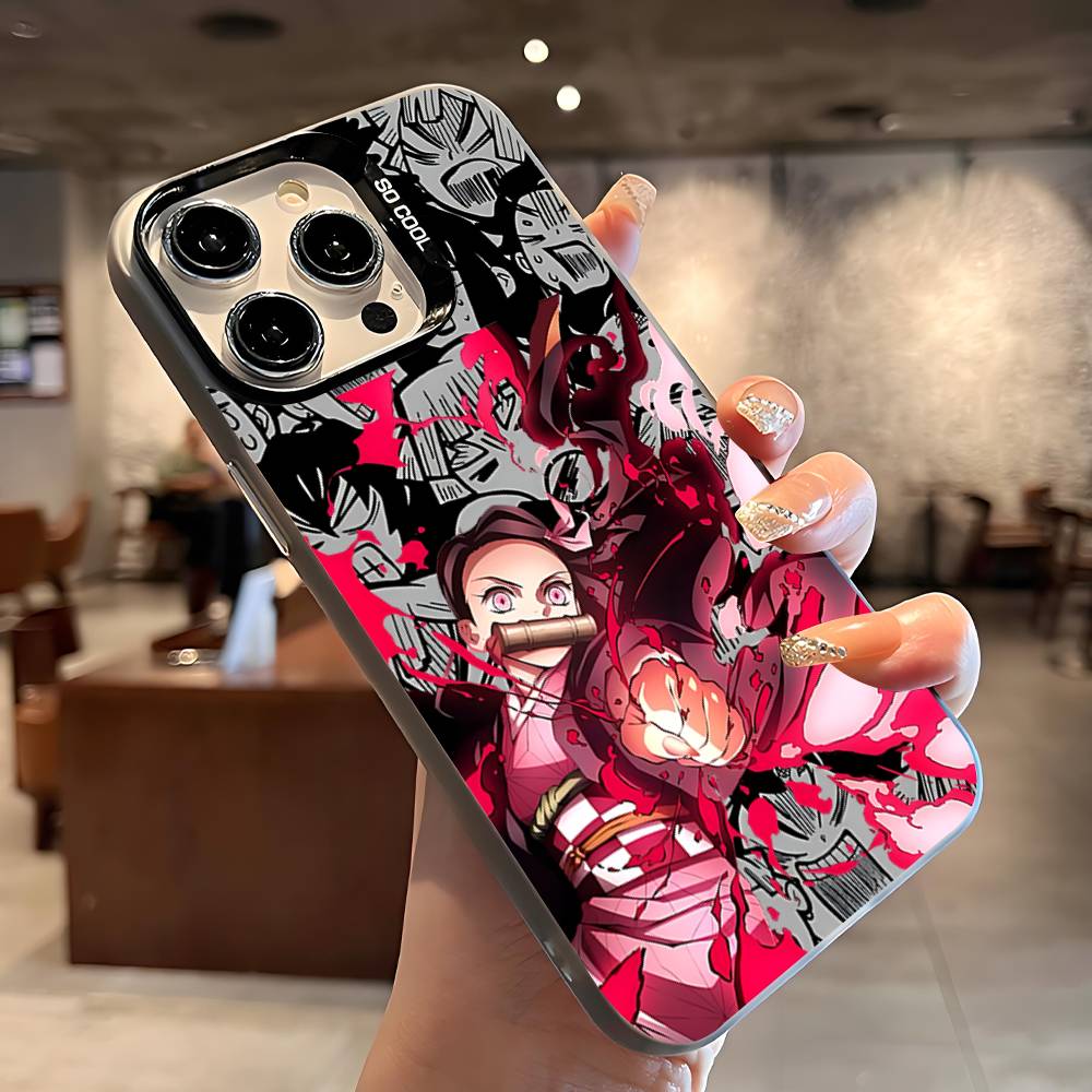 Anime D-Demon Slayers T-Tanjiro For IPhone 17 16 15 14 13 12 Mini 11 8 7 Pro Max Plus Colorful Phone Case