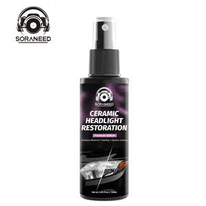 Headlight Restoration Cream - Protective Coating, Scratch & Oxidation Remover, Spray Coating & Polishing Agent for Long-lasting Protection and Lasting Brightness