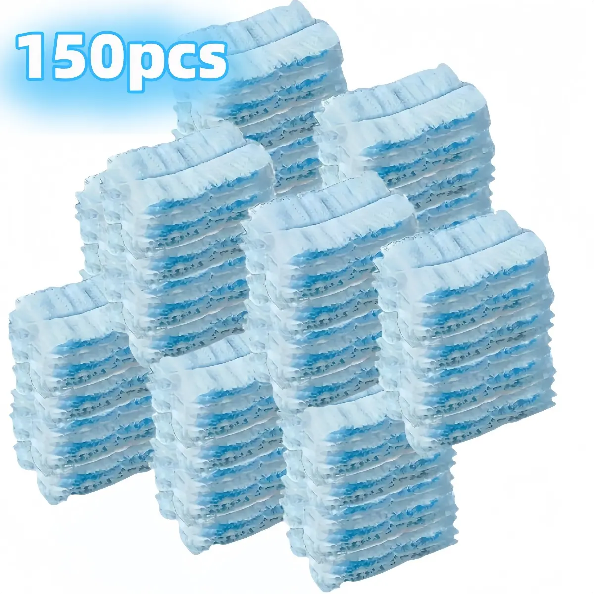 150-Piece Industrial Grade Static Duster Refills Kit, High-Strength Electrostatic Dusting Wipes, Ergonomic Microfiber Dry Cleansing Cloth for Server Room Electronics Defense, Ultimate Cleaning Gear Pack