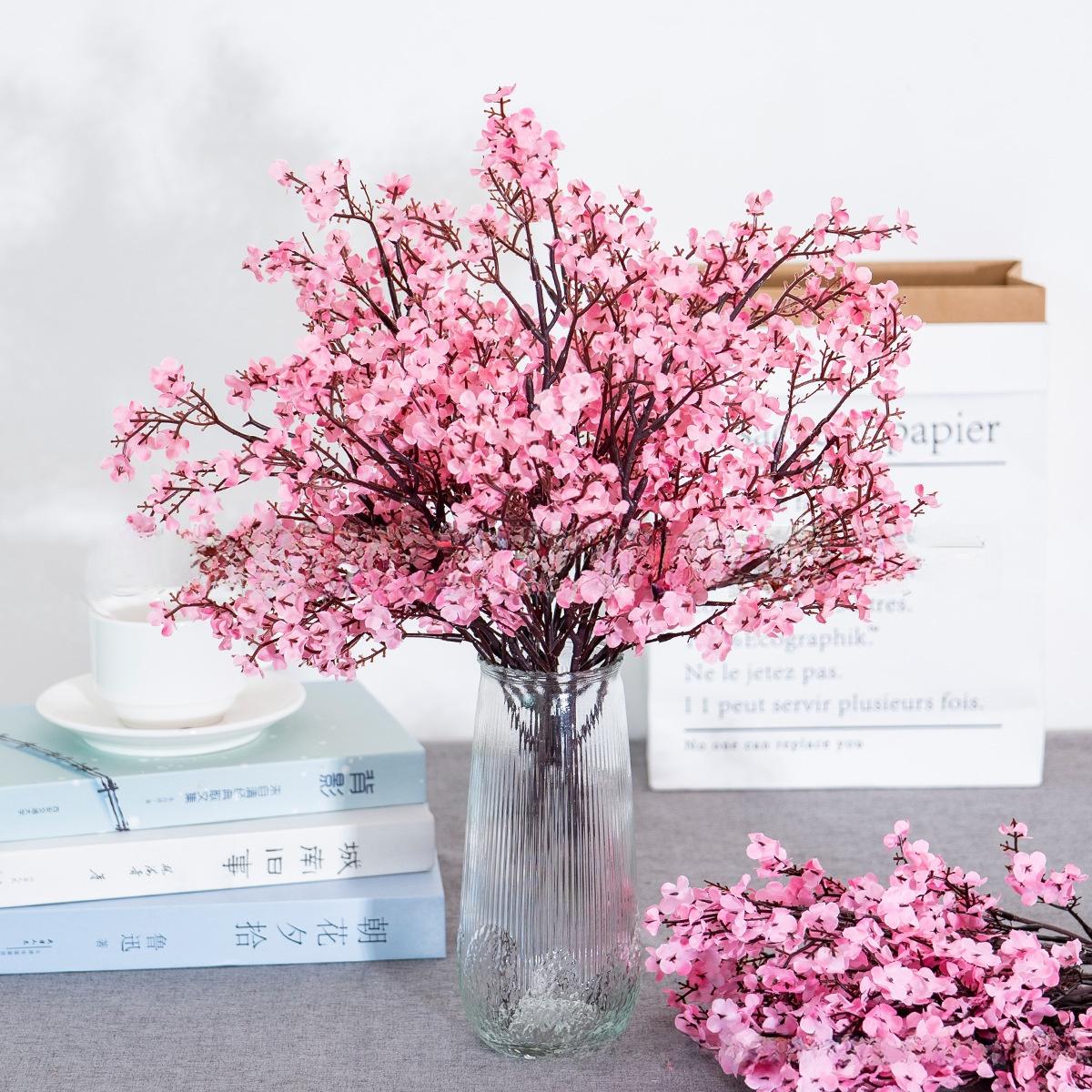 Independence Day red, white, and blue artificial flowers, autumn home vase, outdoor wedding arch decoration with floral arrangements