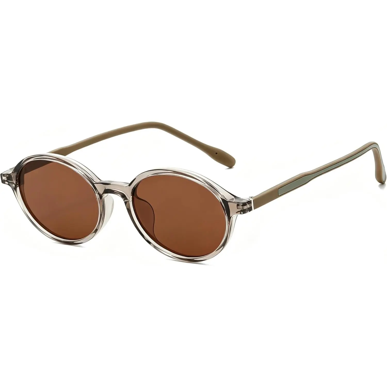 Small Round Sunglasses for Women Men TR90 Ultra-light Frame