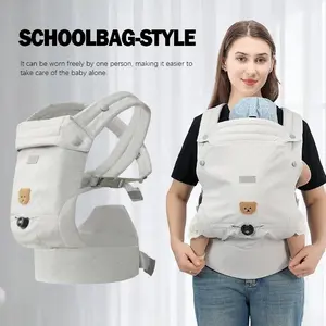 Baby Carrier Backpack for Newborns to Toddlers, Comfortable Ergonomic Design with Head Support, Ideal for Home Use