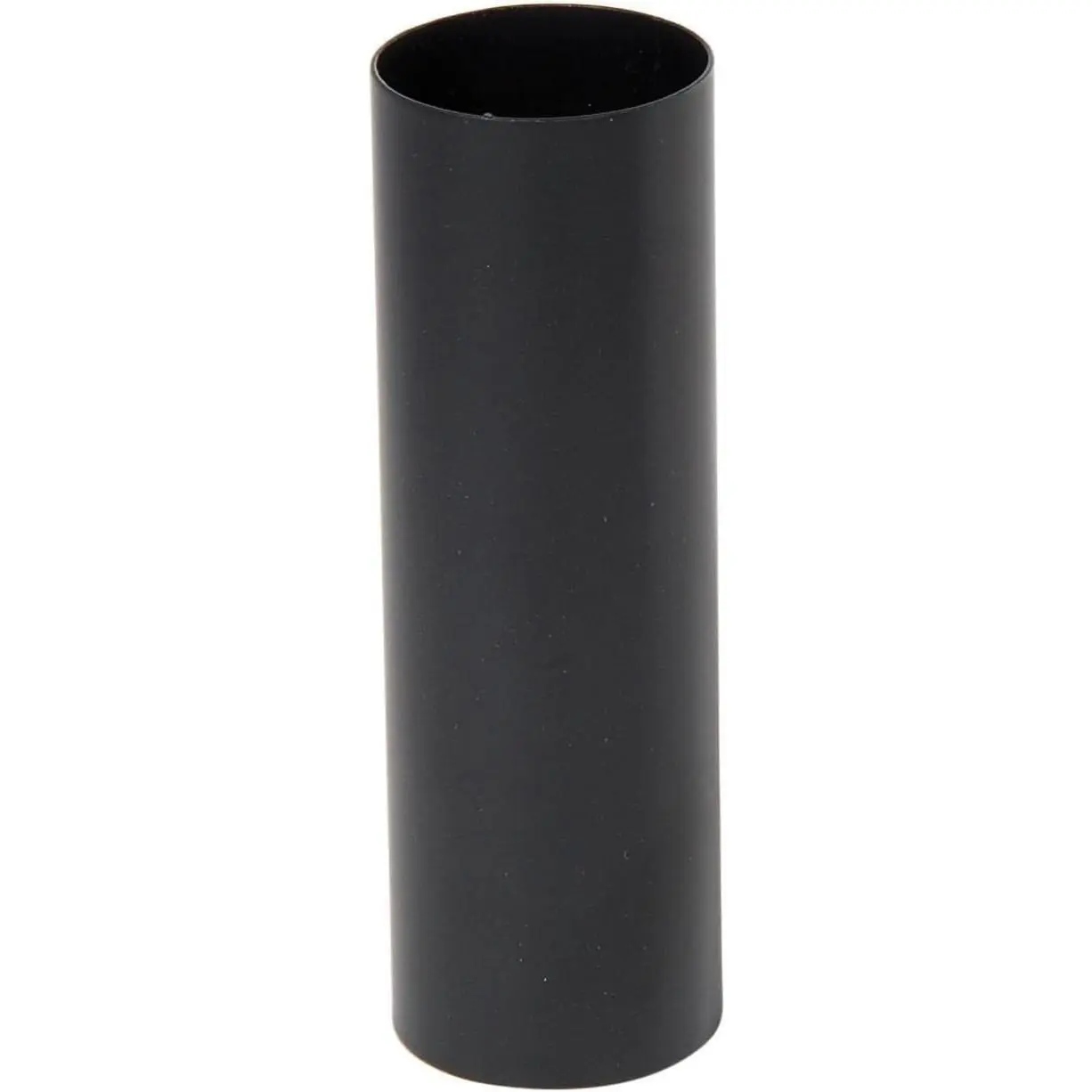 4 Inch Height Modern Steel Candle Cover Sleeve, E26 Standard Base, Satin Black Finish