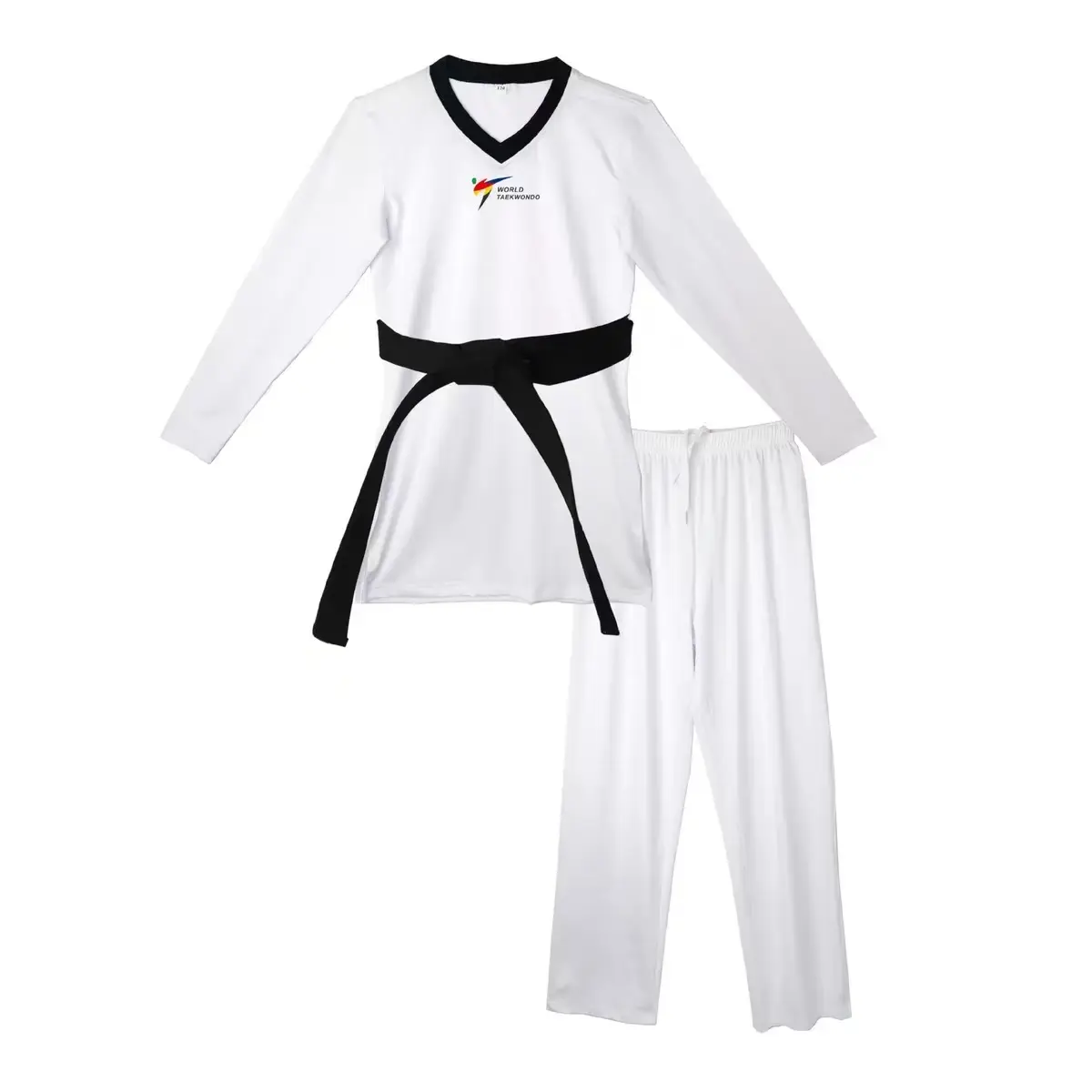 New Competition Regulation Taekwondo Uniform, Breathable Slim Stretch Dobok, Professional Athletic Taekwondo Gi For Training, Sparring, Tournament, Kids Teens Adults