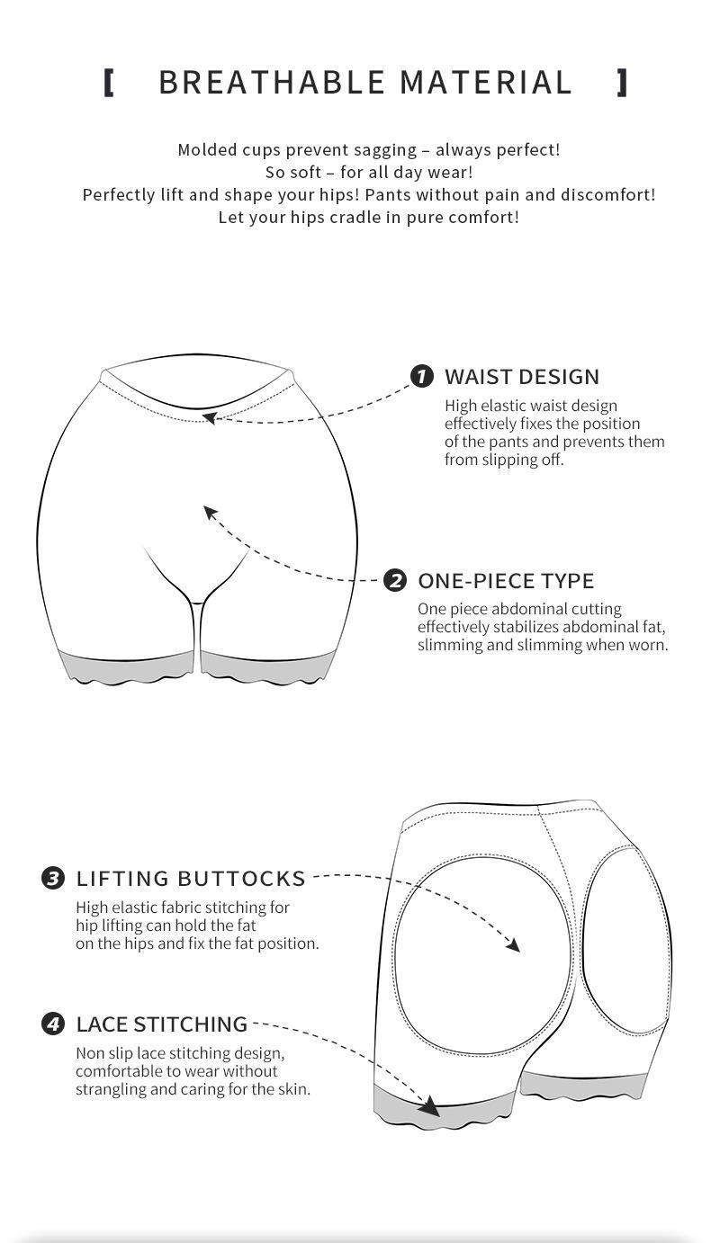Shapewear for Women Tummy Control Body Shaper Shorts Seamless Butt Lifter Panties Hip Enhancer Underwear Thigh Slimmer