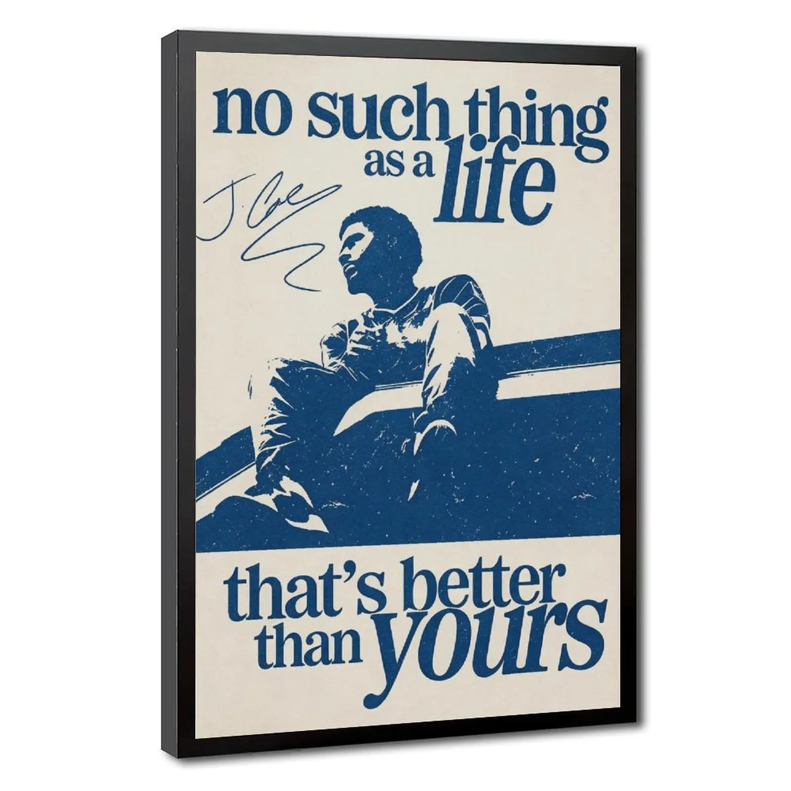 Love Yourz Poster, No Such Thing as a Life That's Better Than Yourz Poster, Rap Music Fan Gift, Music Wall Art, Hip Hop Decor, Bedroom Decor, Music Room Decor, Aesthetic Room Decor, Gift Idea
