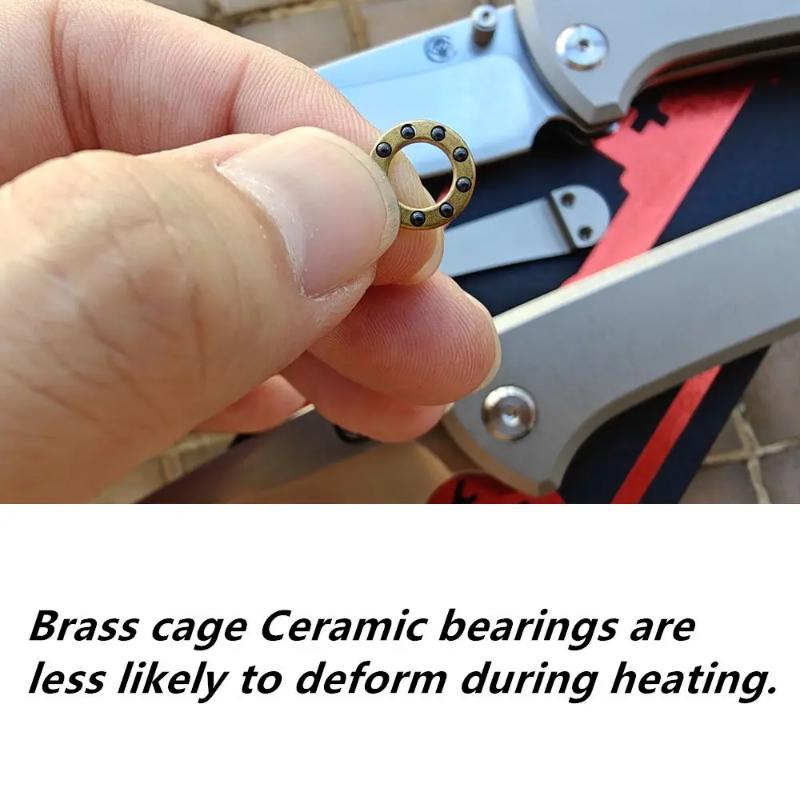 JUFULE Chaves Scapegoat Street Ceramic Bearings Titanium Mark M390  EDC Tool Camping Hunt Outdoor Tactical Folding Knife