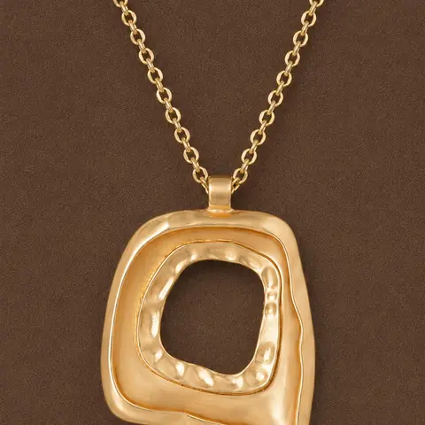 Boho Style Statement Pendant Necklace, Fashionable Daily & Party Accessory, Modern Jewelry, Trendy Charms Necklace, Fashion Chic Accessories, Jewelry Gifts