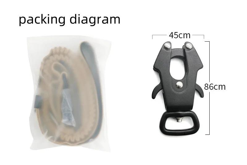 Bungee Dog Leash, No Tangle Leash, Heavy Duty Dog Leash with Shock Absorption, Comfortable Training Leash for Dogs#GLOBAL PICKS