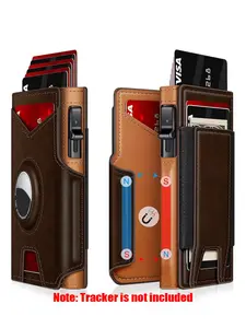Men's Simple Magnetic Rfid Card Holder, Perfect Gift for Boyfriend, Father's Day, Credit Card Organizer, Summerwins
