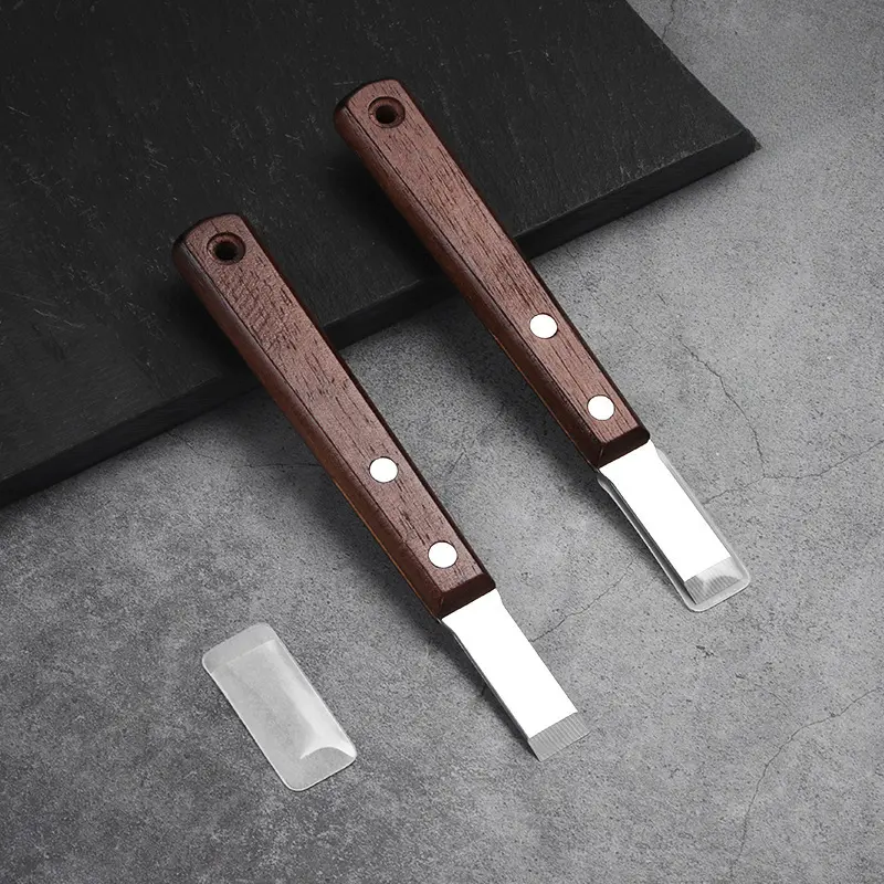 Stainless steel scraper tool, multifunctional glue and stain remover, suitable for residue and wall stains putty knife