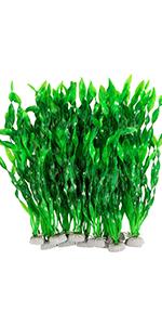 13 Aquarium Plants Cave Rock Decor Set& Fish Tank Artificial PlasticPlants,Fish Tank Accessories Small Large Aquarium Decorations Kit