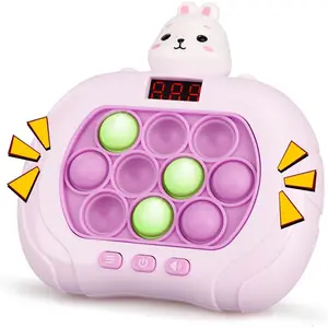 Fast Push Pop Game - Light Up Fidget Toy for Kids, Handheld Sensory Puzzle Game, Christmas & Birthday Gifts for 3-12 Year Old Boys & Girls (Rabbit)fidget toys