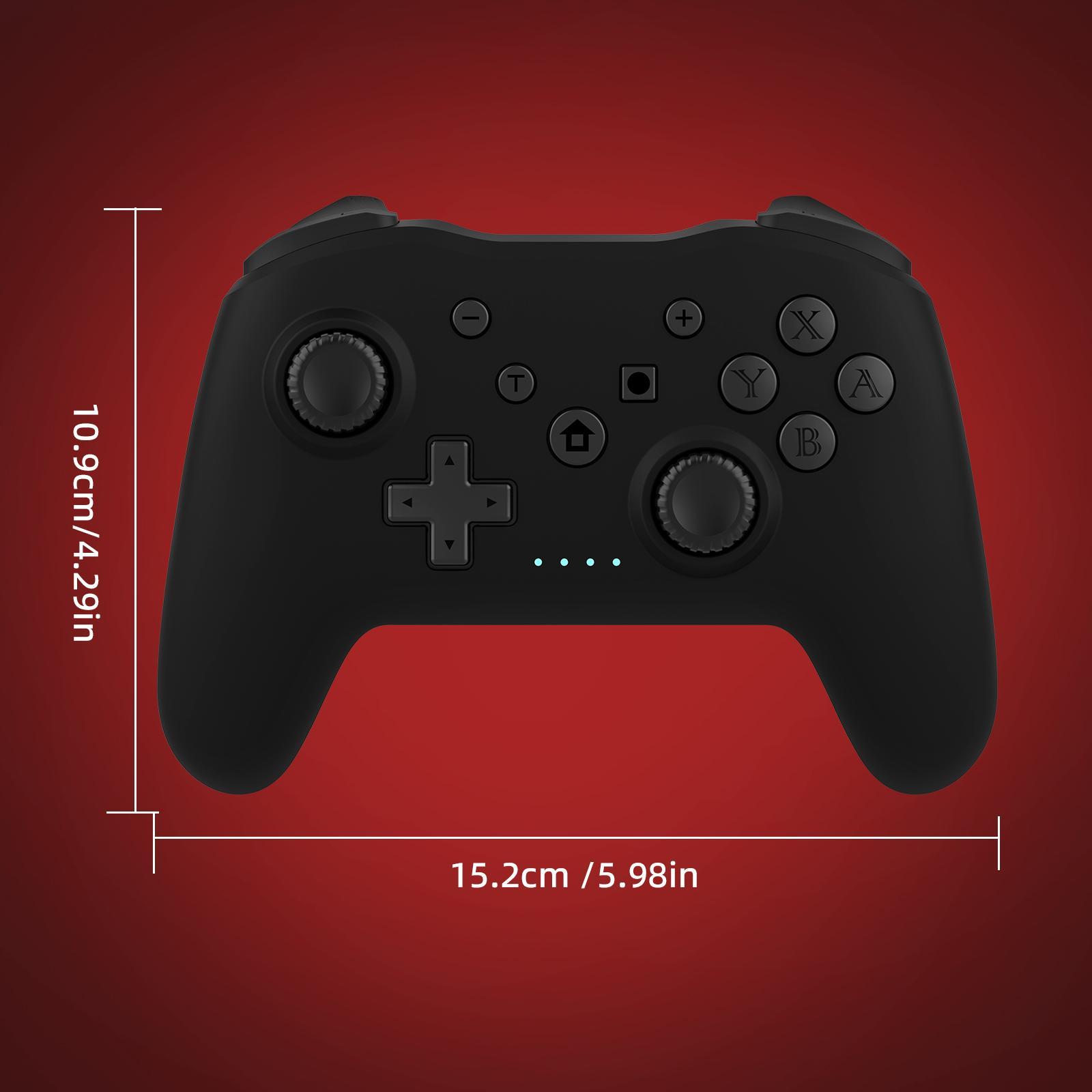 Wireless Controller, BT Gamepad, Esports Controller, Wireless Joystick for Nintendo Switch PC PS3 TV