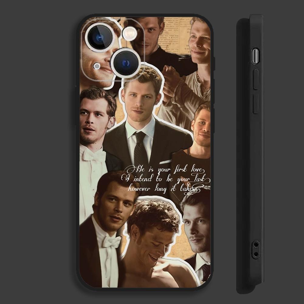 Klaus Mikaelson The V-Vampire D-Diaries Phone Case For iPhone 17,16,15,14,13,12,11,Pro,Max,Plus,X,XS,Soft Black