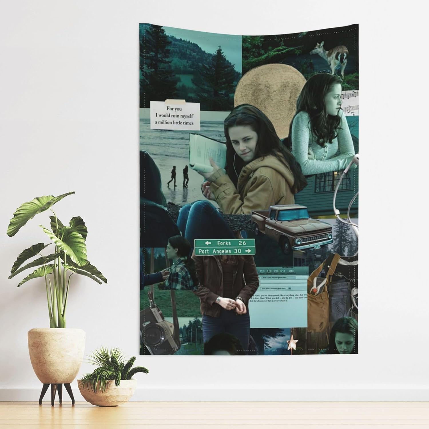 Tapestry Classic Printing Wall Hanging Twilight Movie Sagas Tapestries For Living Room Gifts Decor House