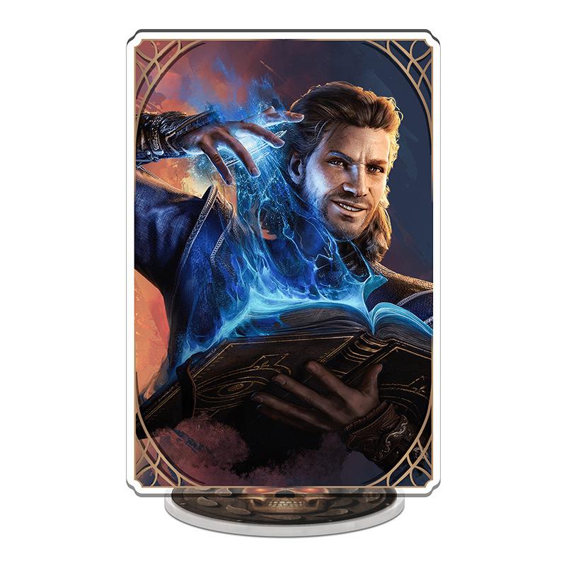 Hot Anime Game Baldur Gate Acrylic Stand Model Keychain Cartoon Figure Charname Edwin Odesseiron Cosplay Friend Gift