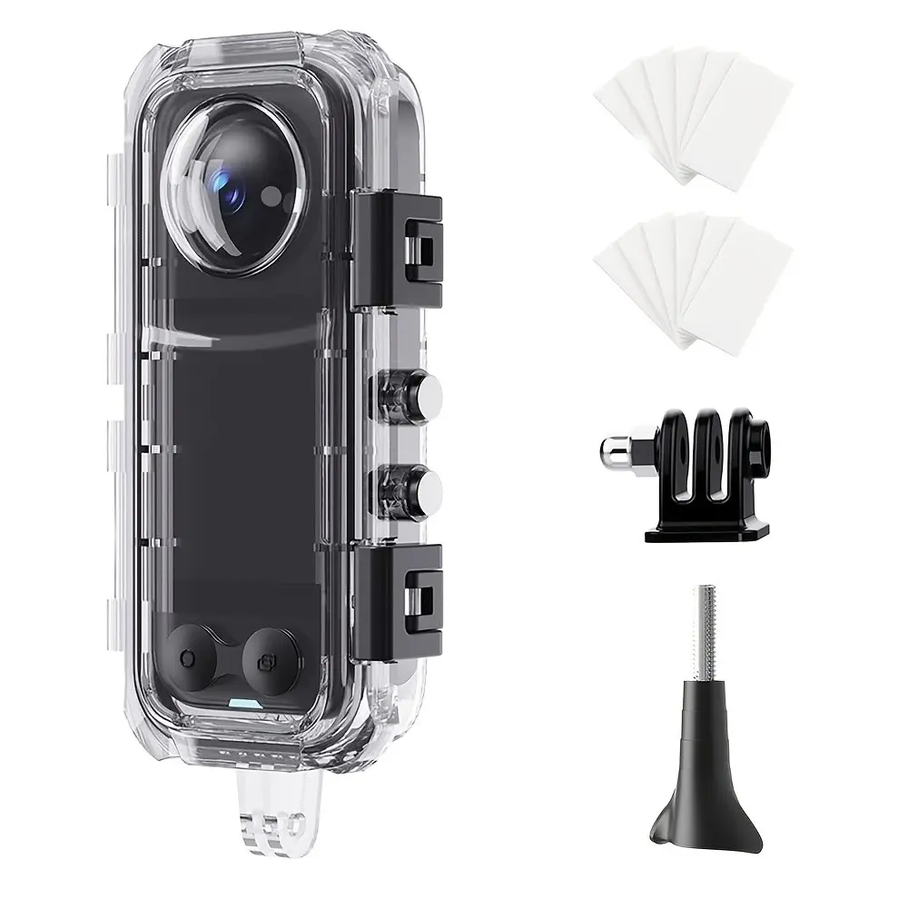 Insta360 X4 Dive Housing, 45m/147ft Waterproof Case, Invisible Protective Underwater Shell, Includes Mount & Anti-Fog Film, Action Camera