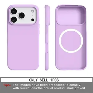 1 piece BASE MORE COVER ultra-thin magnetic liquid silicone Smartphone case for Apple mobile phones, Soft touch feel, soft edge wrapping, matte soft shell case, skin-friendly texture, naked phone case, suitable for Apple iPhone 17 Pro Max/16/15/14/13 P