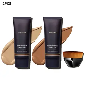 Beauty Body Coverage Perfector + Body Brush - Flawless Body Makeup, Concealer for Scars, Spots, Veins, Tattoos, Tattoo Coverup and More Blend Cosmetic Beauty Cosmetics tiktokshopspringglowup Body Luminizer