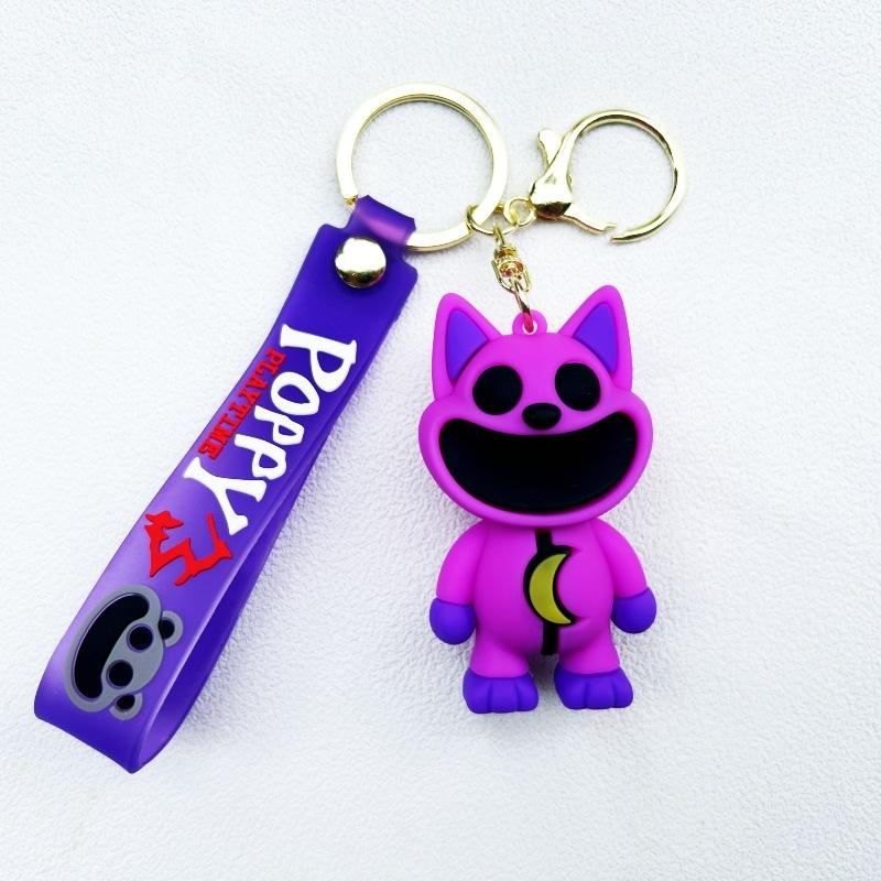 New Cross-Border Smiling Animals Poppy Keychain Smiling Critters Peripheral Pendant Cartoon Doll