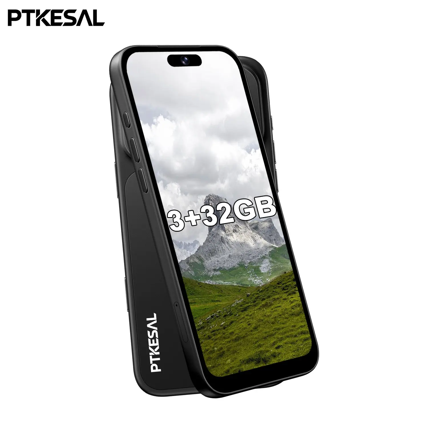 Ptkesa-6.75 Inch I17 Pro Max Smartphone, 3gb+32GB RAM, Android 12, 5+13mp Camera, 8-Core Processor, Dual Sim, Face & Fingerprint Unlock, Student Gift