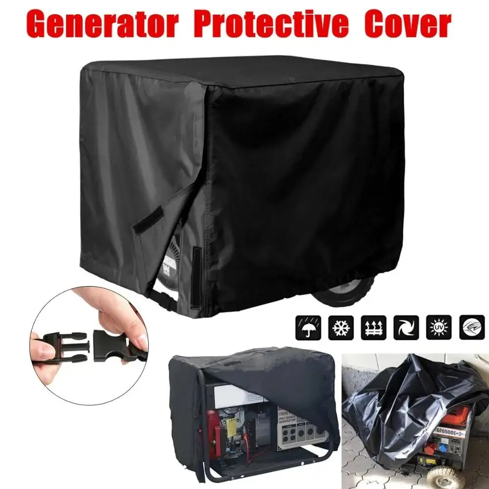 Generator Cover Windproof Protective Cover, Waterproof Oxford Cloth, Multipurpose Cover, Engine Hood Protection, Waterproof Outdoor Cover