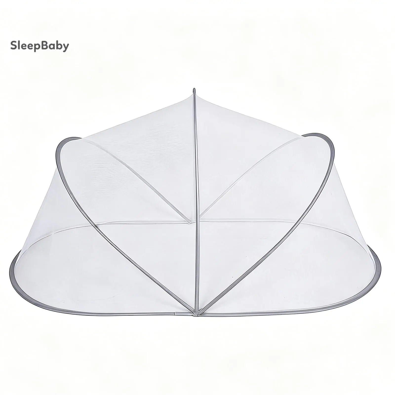 Foldable Mosquito Net for Bed, Portable Baby Crib Mosquito Net Tent, Newborn Infant Bed Canopy Summer Supplies Fold Pop Up Portable Baby Mosquito Net Tent